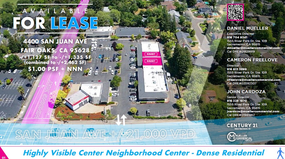 4400-4410 San Juan Ave, Fair Oaks, CA for lease - Building Photo - Image 1 of 12