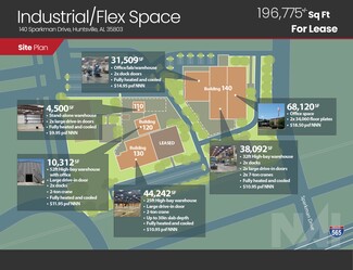 More details for 140 Sparkman Dr NW, Huntsville, AL - Multiple Space Uses for Lease