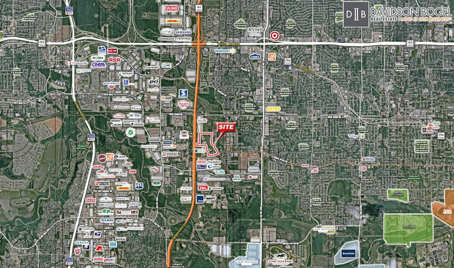 636 W Shady Grove Rd, Grand Prairie, TX for sale Aerial- Image 1 of 1