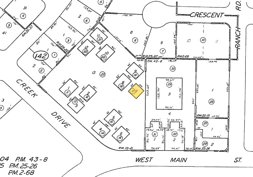 2908 W Main St, Visalia, CA for lease - Plat Map - Image 2 of 5
