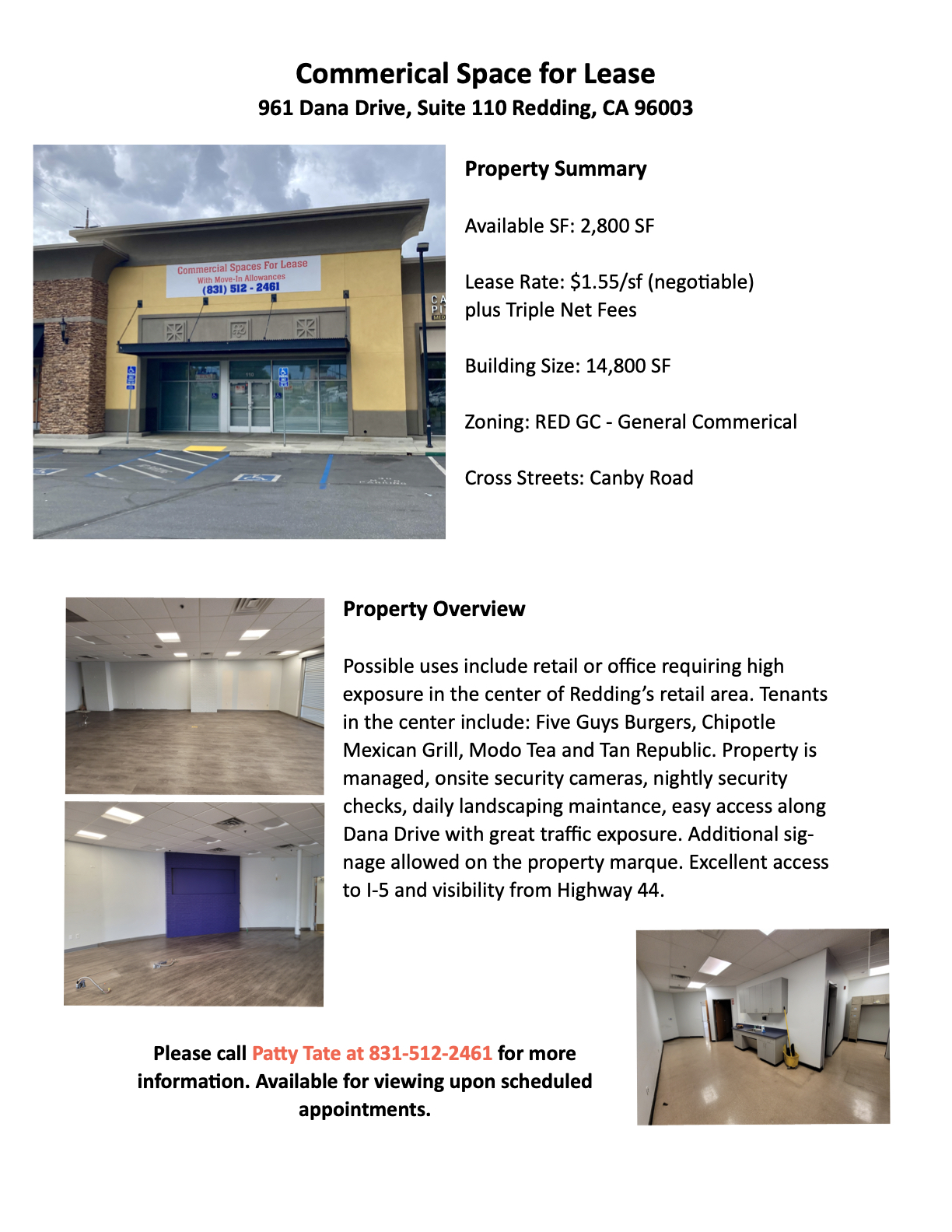 960-961 Dana Dr, Redding, CA for lease Building Photo- Image 1 of 7