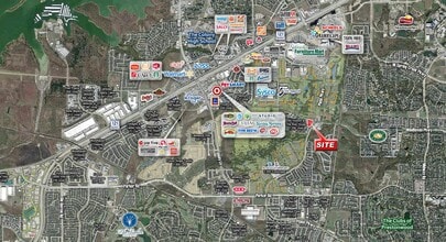 2851 Plano Pky, The Colony, TX - AERIAL  map view