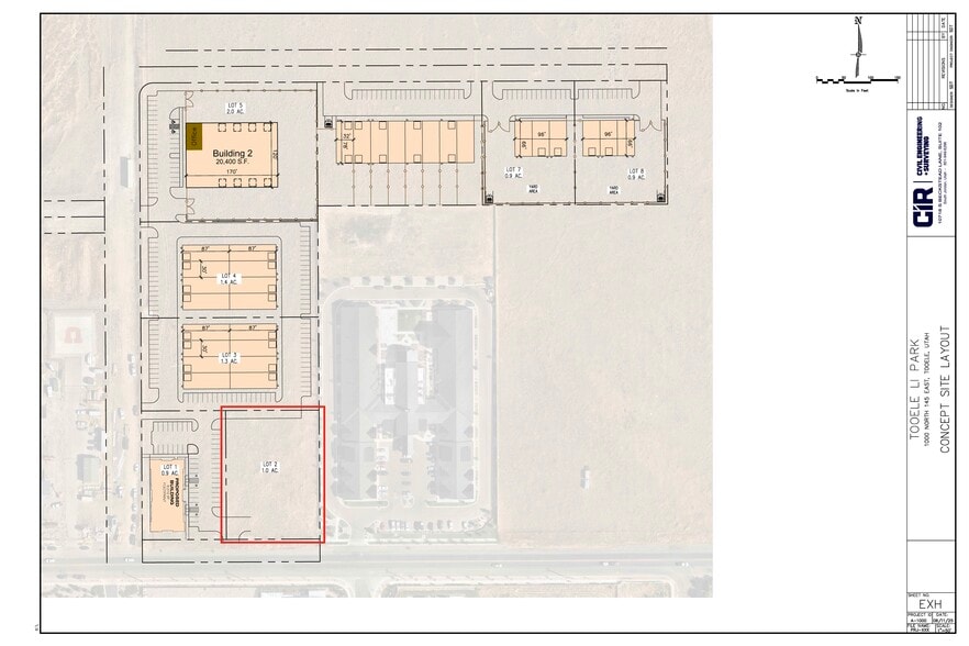 180 E 1000 N, Tooele, UT for sale - Site Plan - Image 3 of 4
