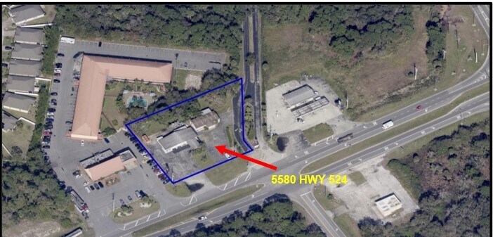 5580 State Road 524, Cocoa, FL for sale Aerial- Image 1 of 1