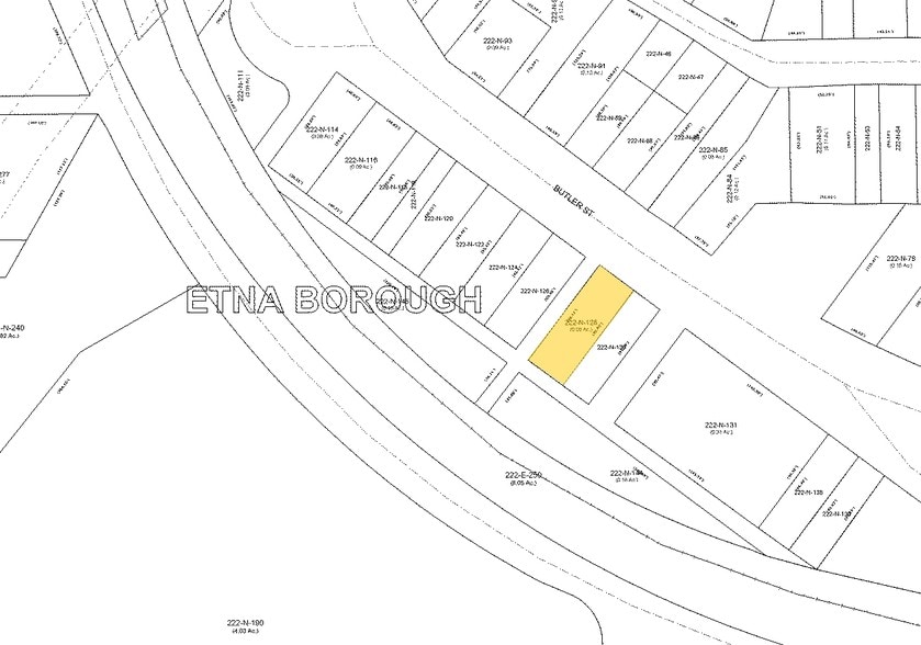 619 Butler St, Pittsburgh, PA for sale - Plat Map - Image 3 of 3