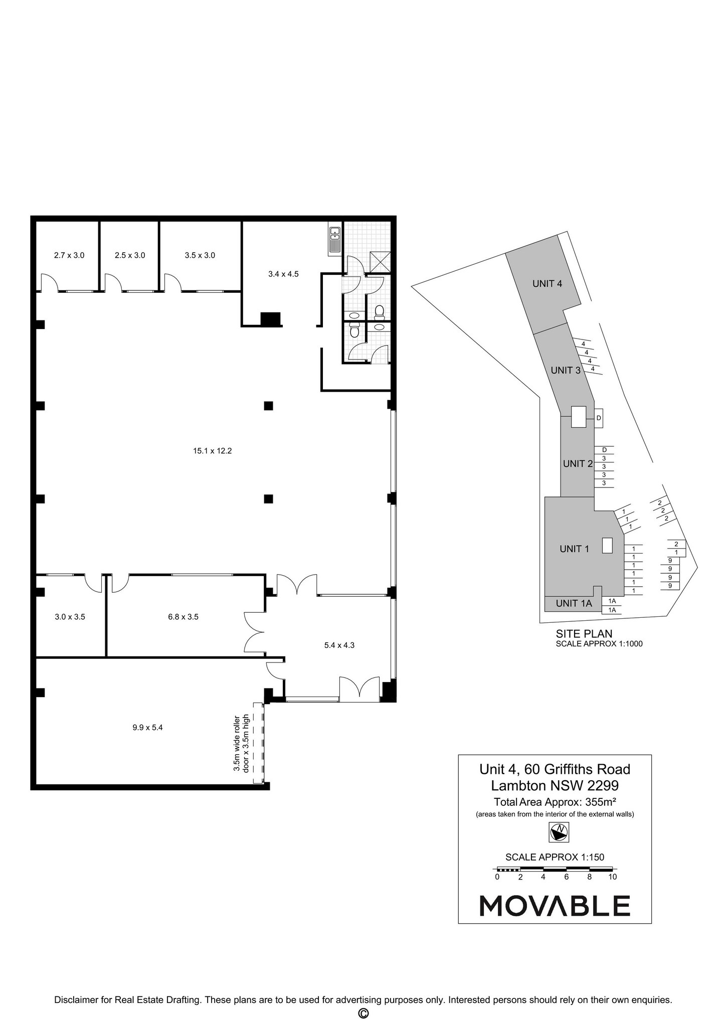 60 Griffiths Rd, Newcastle for lease Floor Plan- Image 1 of 1