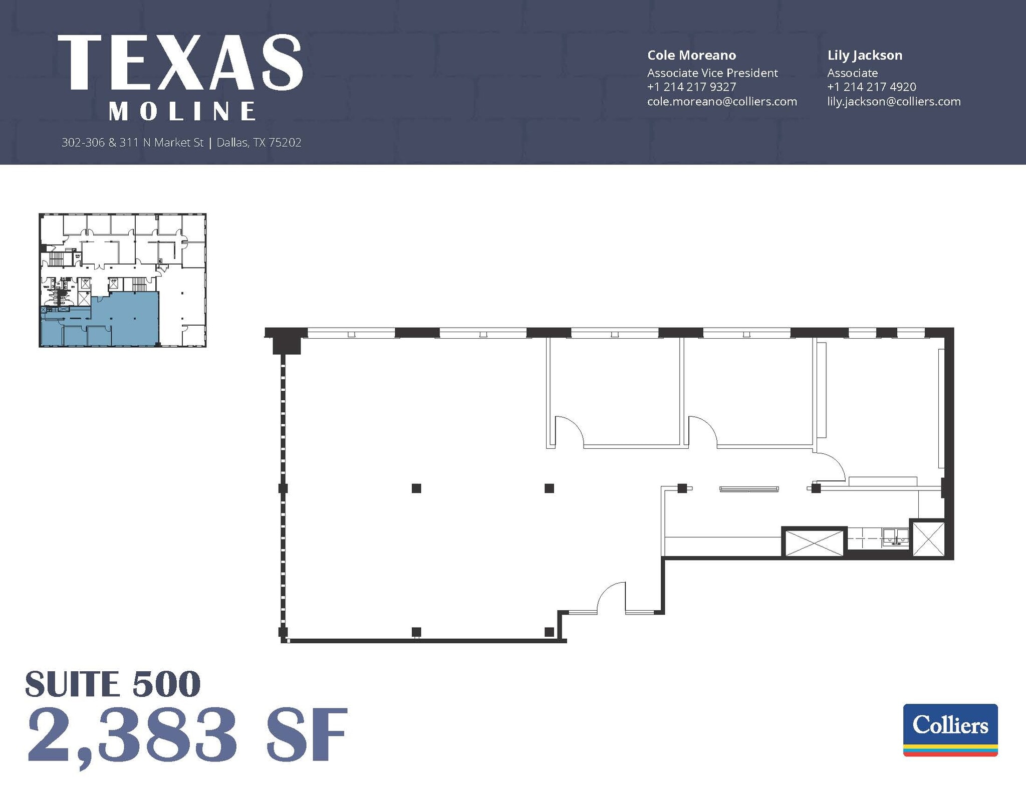 302-306 N Market St, Dallas, TX for lease Floor Plan- Image 1 of 1