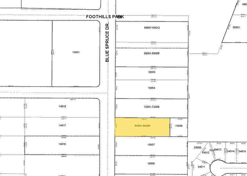 1312 Blue Spruce Dr, Fort Collins, CO for lease - Plat Map - Image 3 of 7