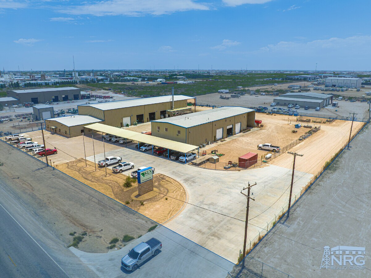 6407 W Industrial Ave, Midland, TX 79706 2 Warehouses w/ Cranes, Wash