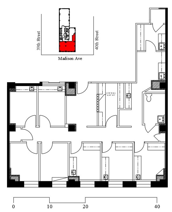 274 Madison Ave, New York, NY for lease Floor Plan- Image 1 of 1