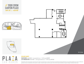 2010 Crow Canyon Pl, San Ramon, CA for lease Floor Plan- Image 1 of 1