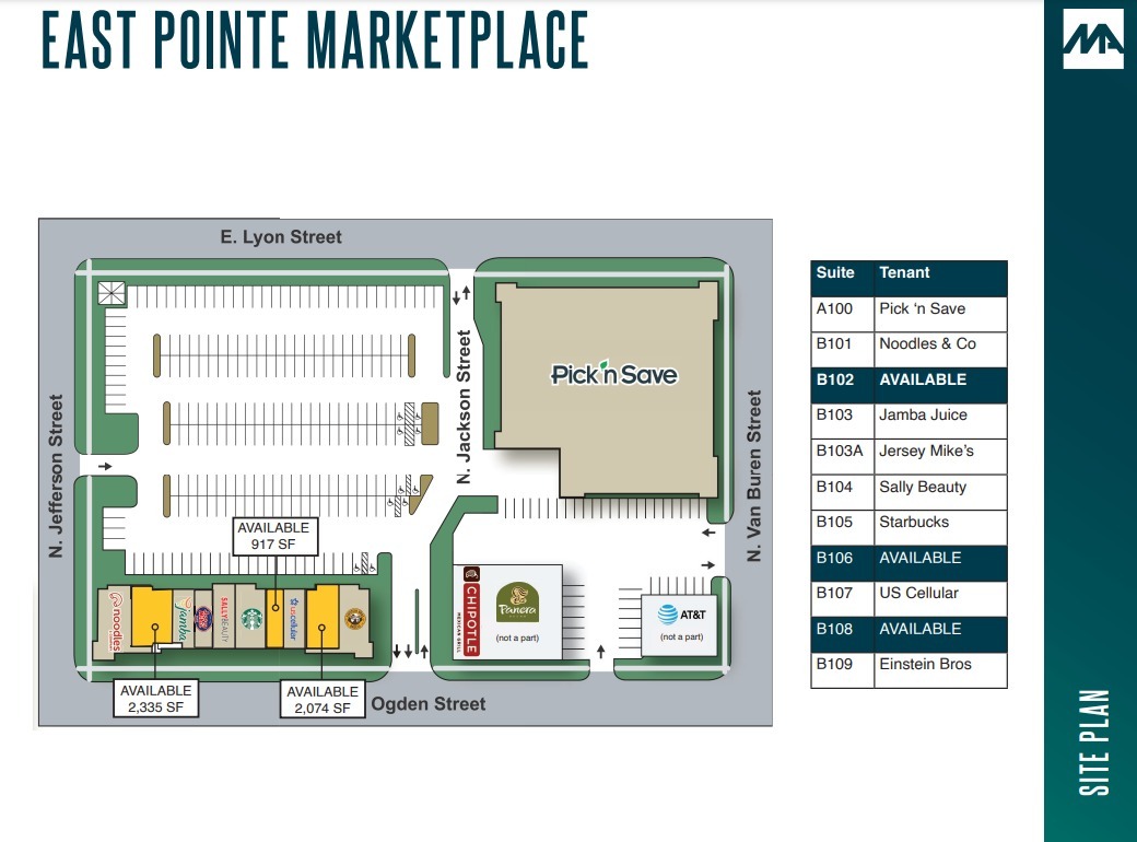 605 E Lyon St, Milwaukee, WI for lease Floor Plan- Image 1 of 1