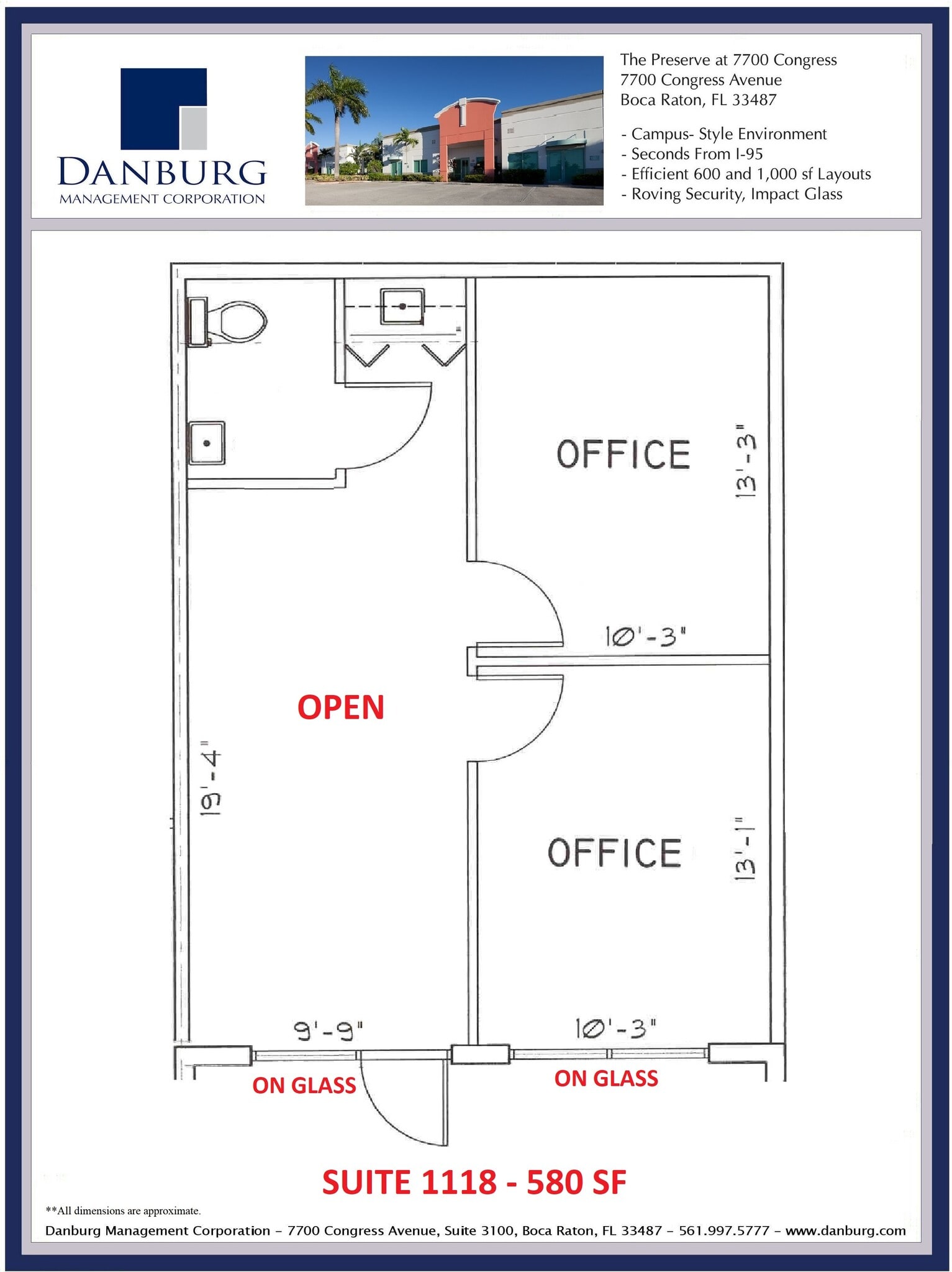 7700 Congress Ave, Boca Raton, FL for lease Floor Plan- Image 1 of 1