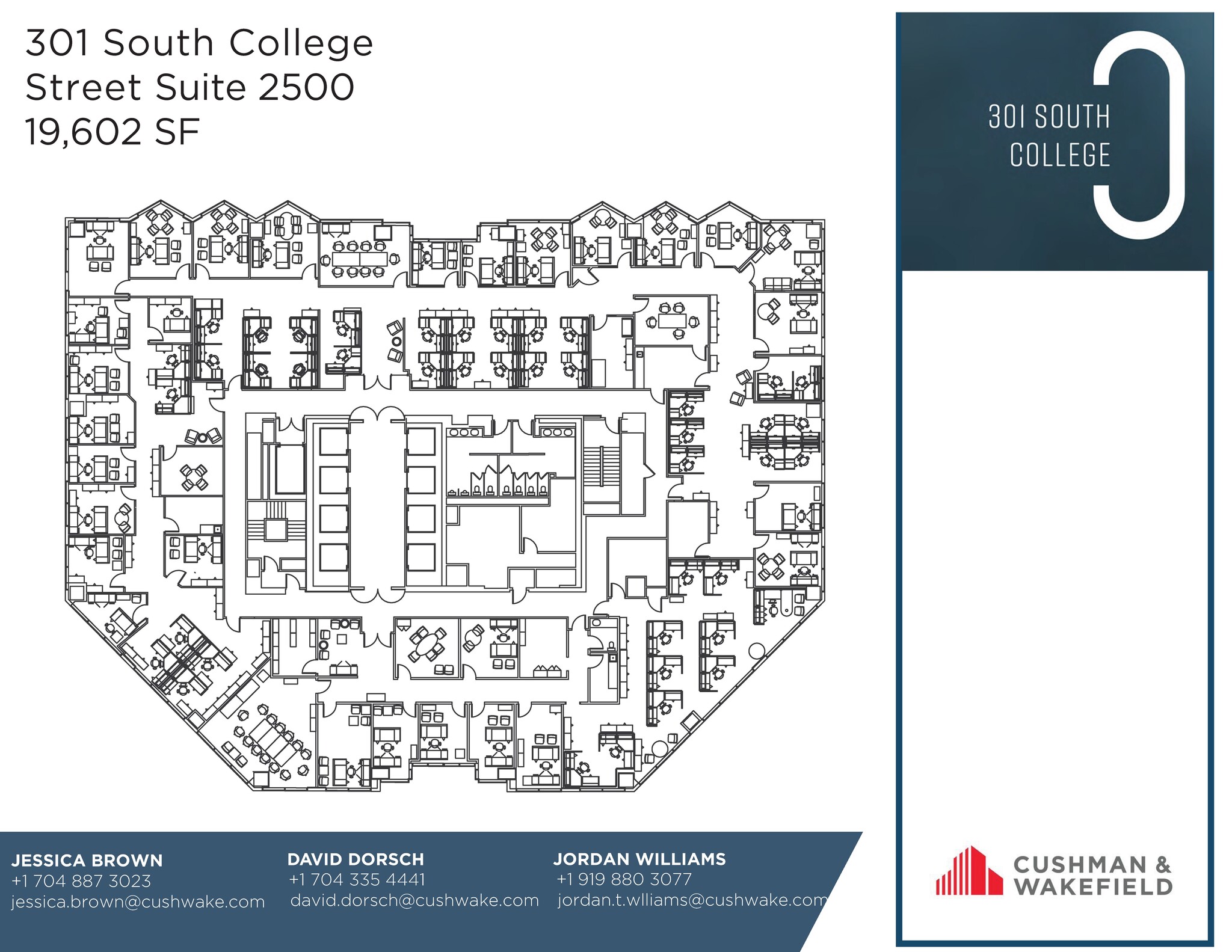 301 S College St, Charlotte, NC for lease Floor Plan- Image 1 of 1