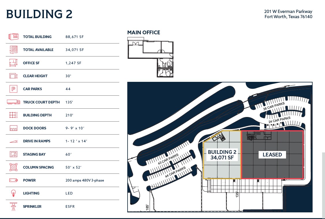 W Everman Pky, Fort Worth, TX for lease Floor Plan- Image 1 of 1