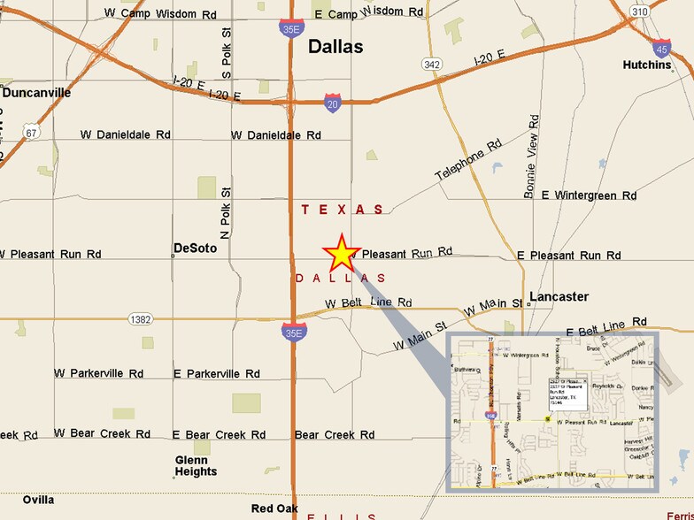 2527 W Pleasant Run Rd, Lancaster, TX for sale - Building Photo - Image 2 of 5