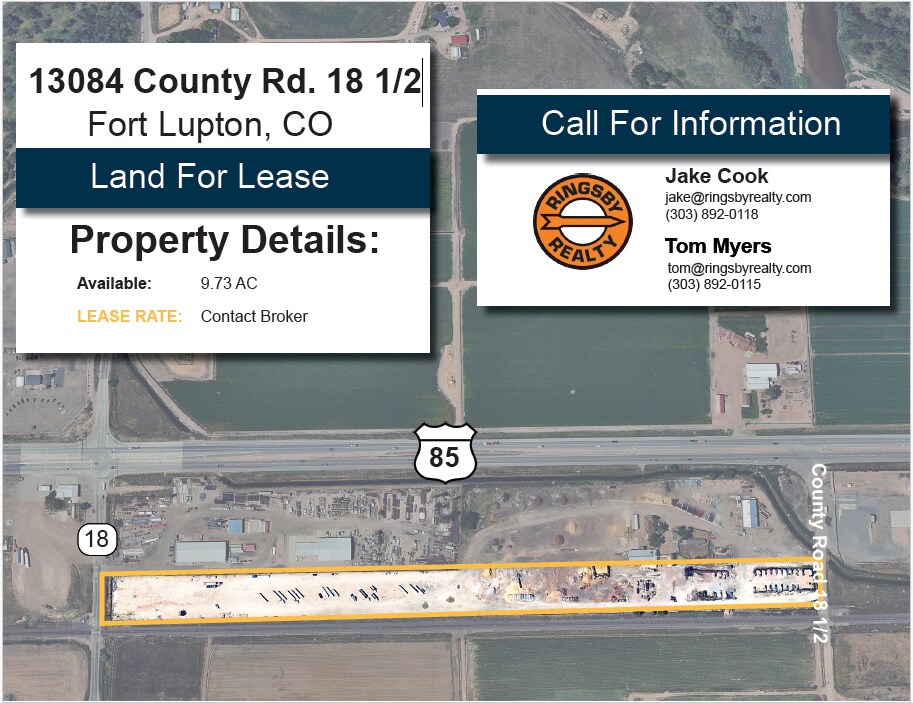 13084 County Rd. 18 1/2 - LAND, Fort Lupton, CO for lease Primary Photo- Image 1 of 2