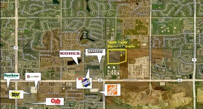 14608 Felton Ct, Apple Valley, MN - AERIAL  map view