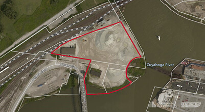 2550 Riverbed St, Cleveland, OH - aerial  map view - Image1