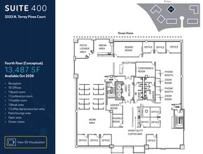 3333 N Torrey Pines Ct, La Jolla, CA for lease Floor Plan- Image 2 of 5