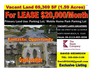 More details for NW 166th St, North Miami Beach, FL - Land for Lease