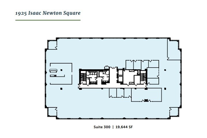 1925 Isaac Newton Sq. East Sq, Reston, VA for lease Floor Plan- Image 1 of 1