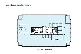 1925 Isaac Newton Sq. East Sq, Reston, VA for lease Floor Plan- Image 1 of 1