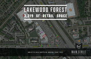 Lakewood Forest - 3,319 sf available - Storefront Property
