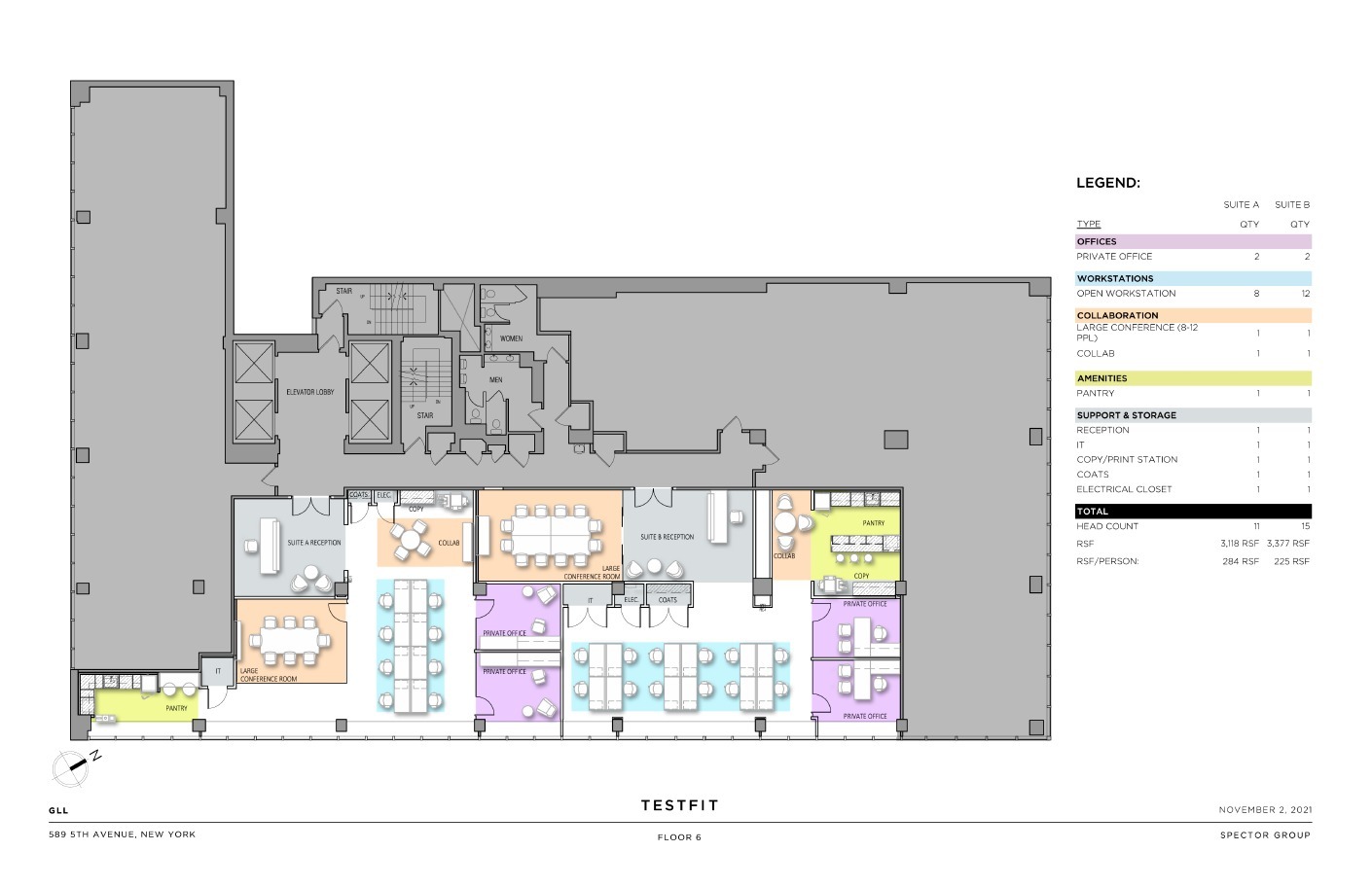 589 Fifth Ave, New York, NY for lease Floor Plan- Image 1 of 5