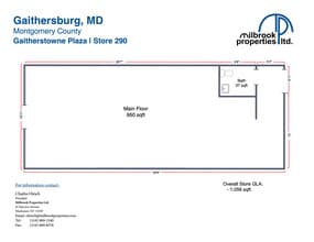 206-300 N Frederick Ave, Gaithersburg, MD for lease Floor Plan- Image 2 of 2
