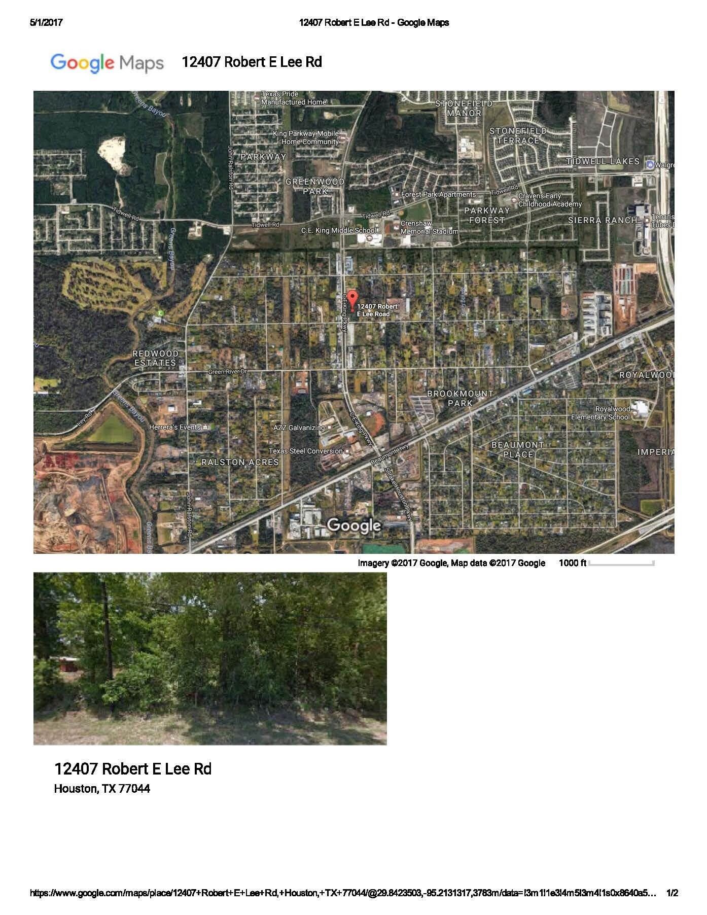 12407 Lee Rd, Houston, TX for sale Building Photo- Image 1 of 1
