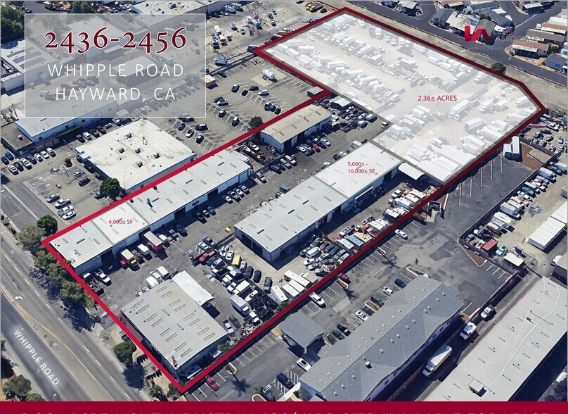 2450 Whipple Rd, Hayward, CA for lease - Building Photo - Image 1 of 5