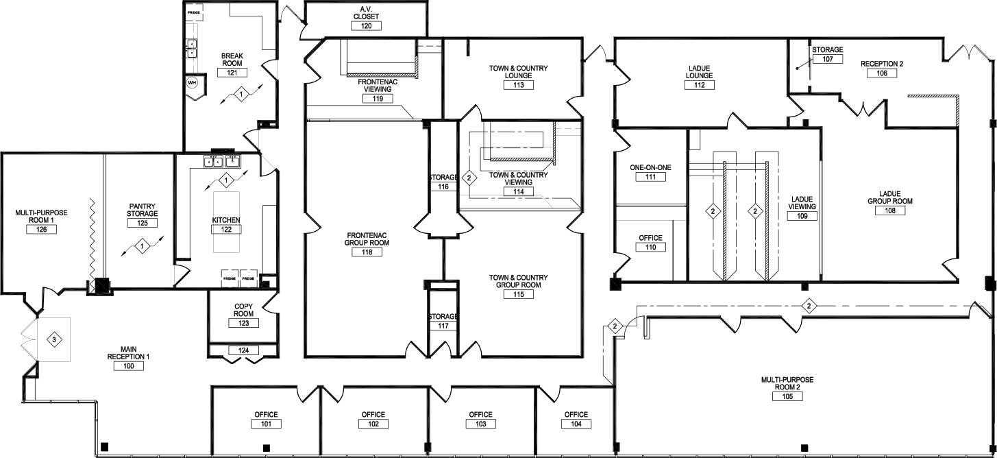 1610 Des Peres Rd, Des Peres, MO for lease Floor Plan- Image 1 of 1