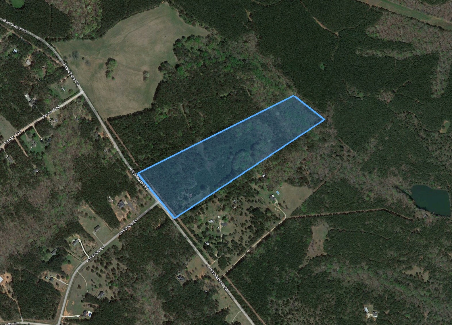 2056 Pitts Chapel, Newborn, GA for sale Aerial- Image 1 of 4