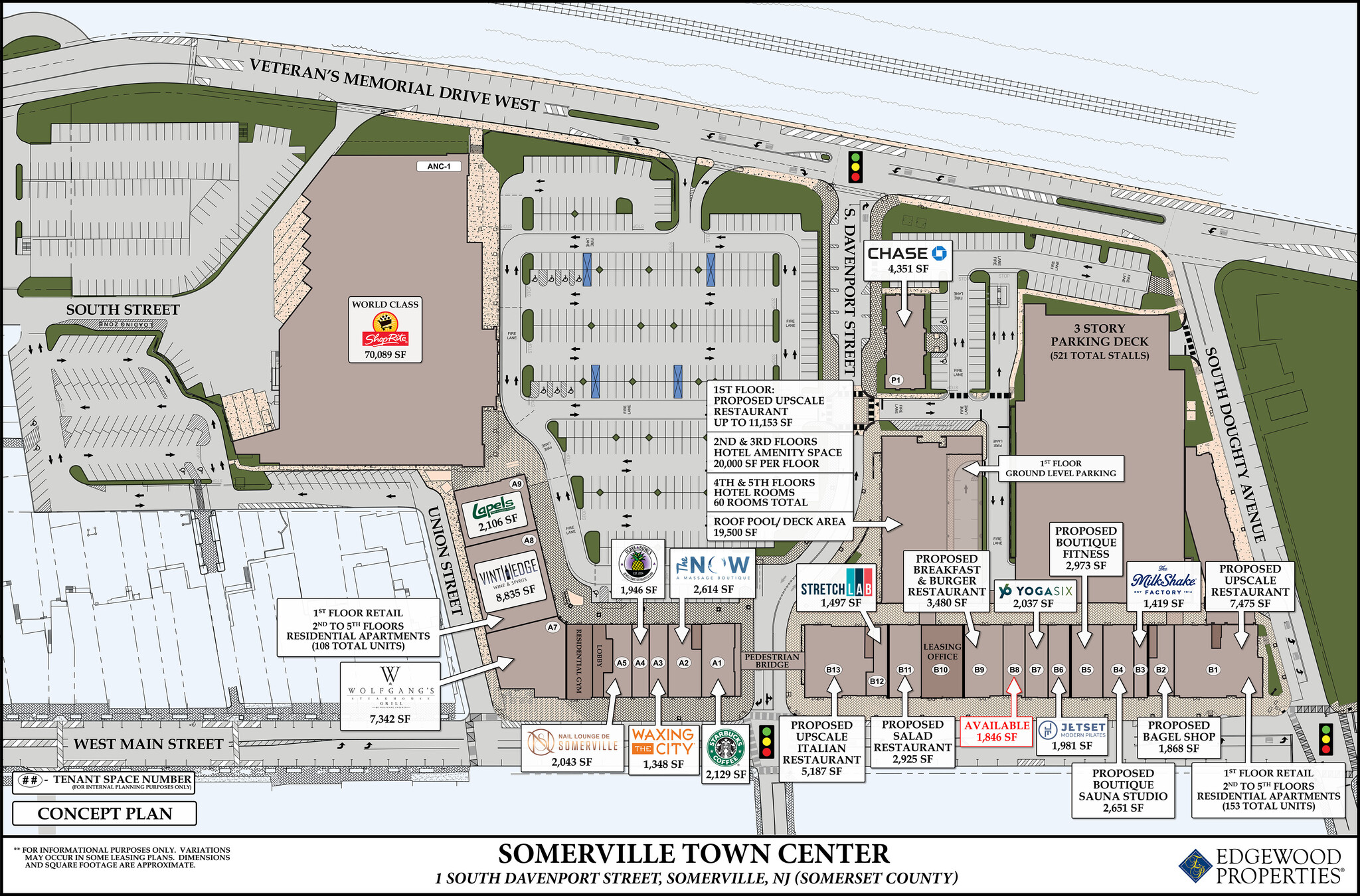 100 Veterans Memorial Dr W, Somerville, NJ for lease Site Plan- Image 1 of 1