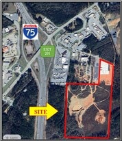 +/- 45 acres Exit 201 on I-75 - Atlanta MSA - Truck Stop