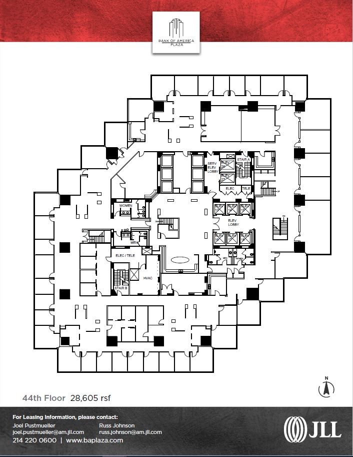 901 Main St, Dallas, TX for lease Floor Plan- Image 1 of 1