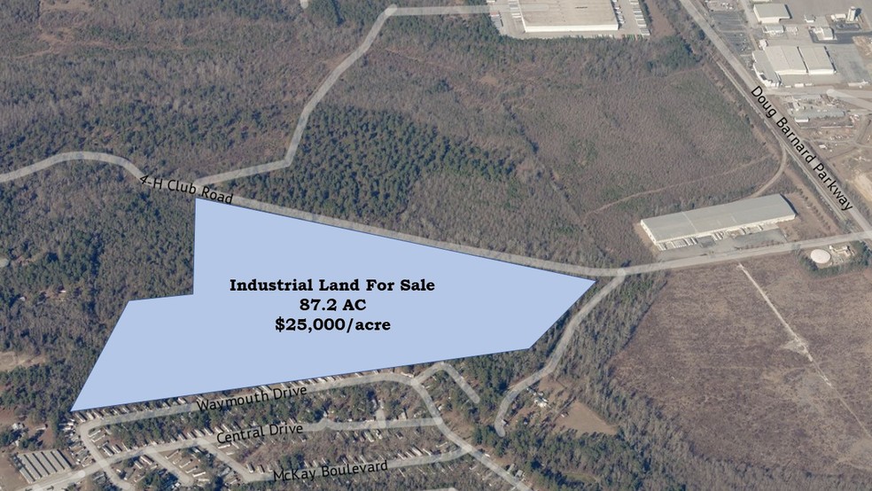 1550 Four H Club Rd, Augusta, GA for sale - Aerial - Image 2 of 2