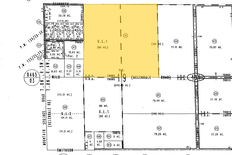 Wild Rd, San Bernardino, CA for sale Plat Map- Image 1 of 1