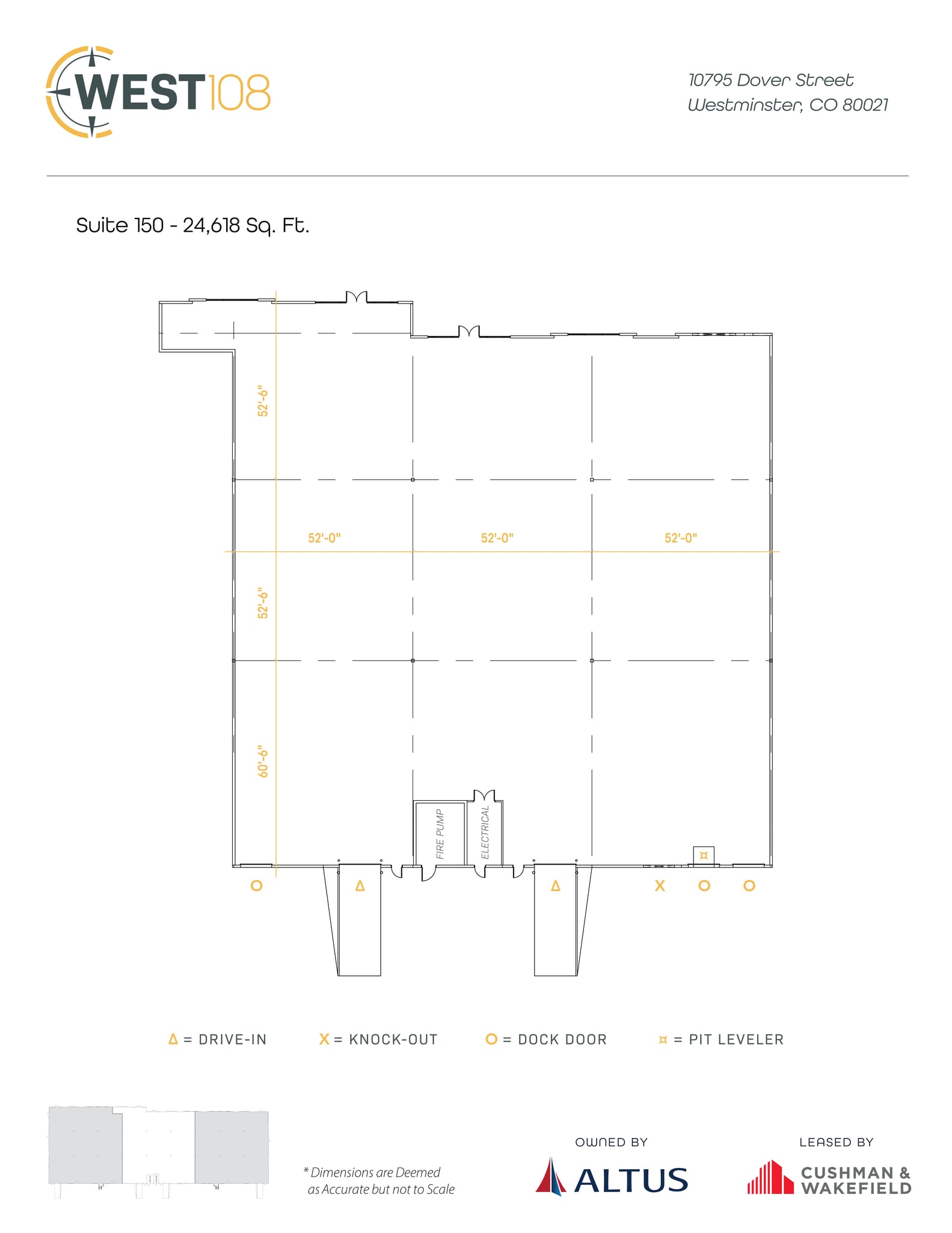 10795 Dover St, Westminster, CO for lease Floor Plan- Image 1 of 1