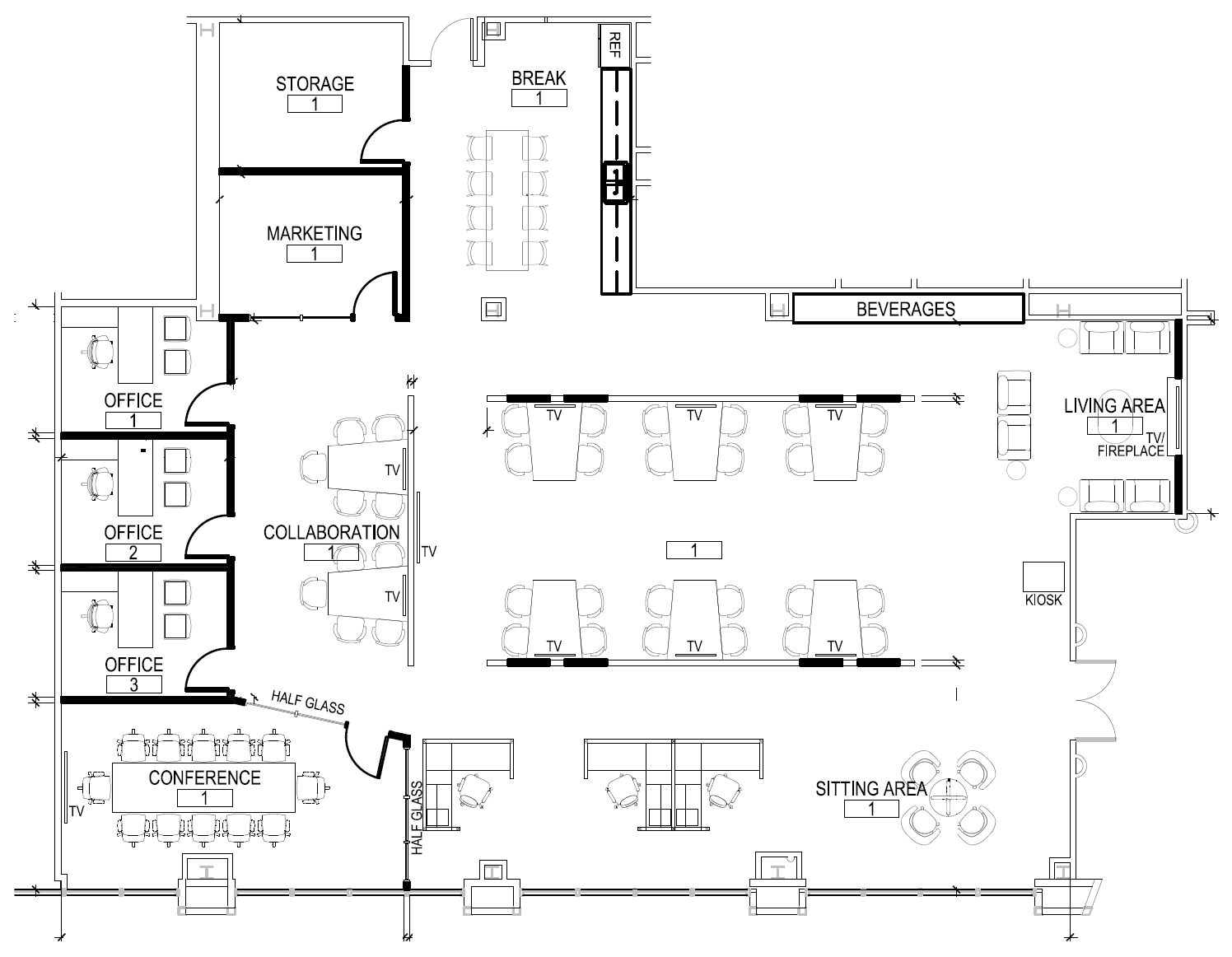 8045 Arco Corporate Dr, Raleigh, NC for lease Floor Plan- Image 1 of 1