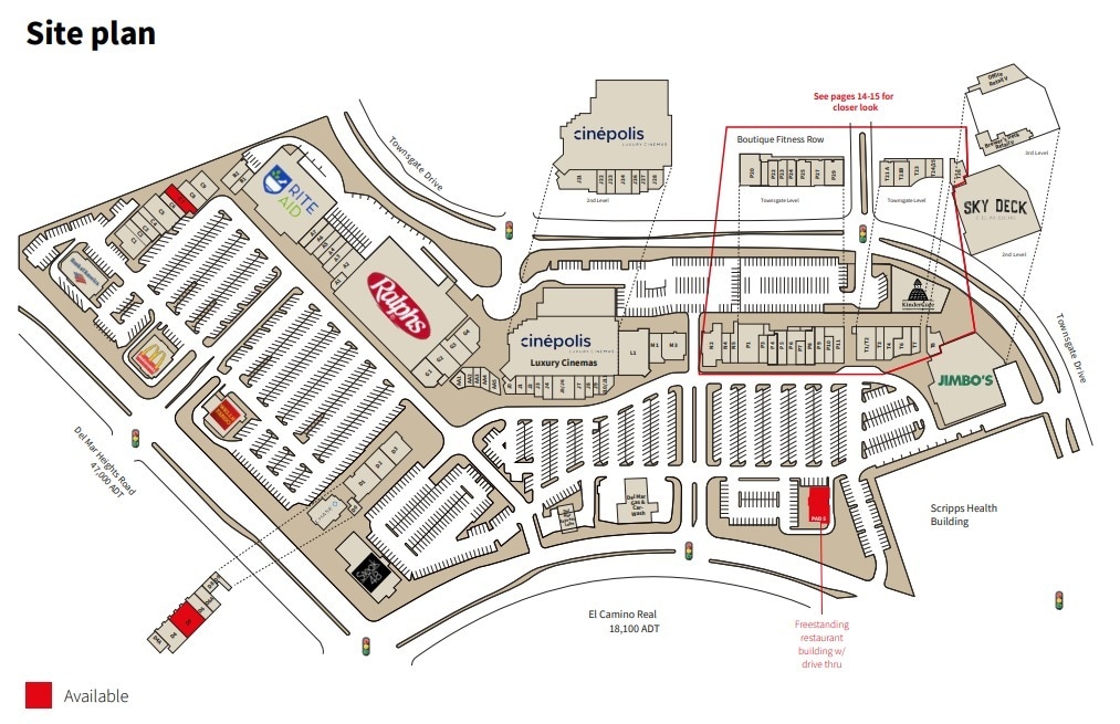3433-3545 Del Mar Heights Rd, San Diego, CA for lease Site Plan- Image 1 of 1