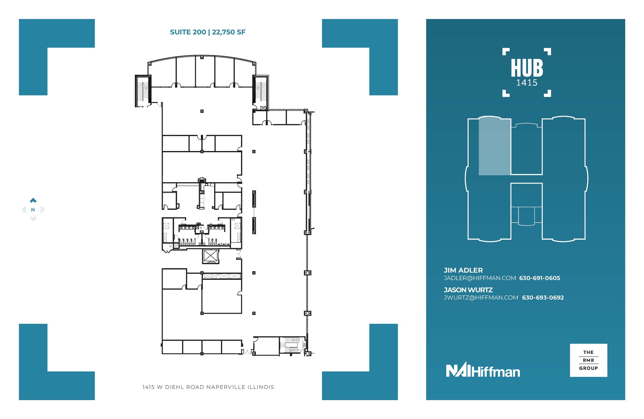 1415 W Diehl Rd, Naperville, IL for lease Floor Plan- Image 1 of 1