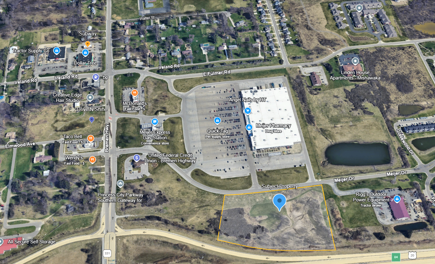 Meijer Dr, Mishawaka, IN for sale Aerial- Image 1 of 4