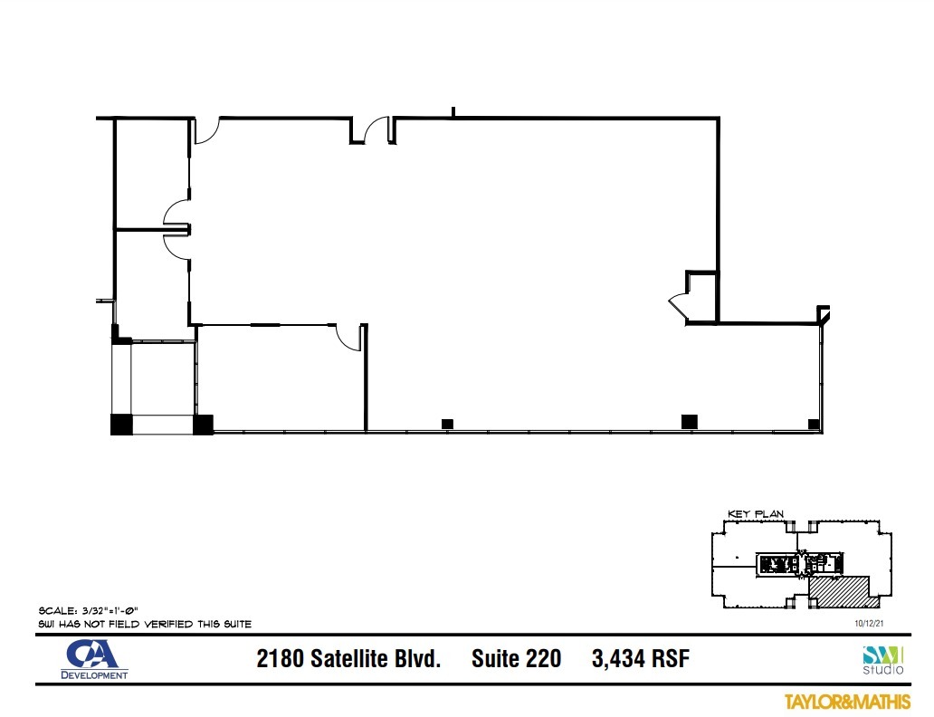 2160 Satellite Blvd, Duluth, GA for lease Floor Plan- Image 1 of 3