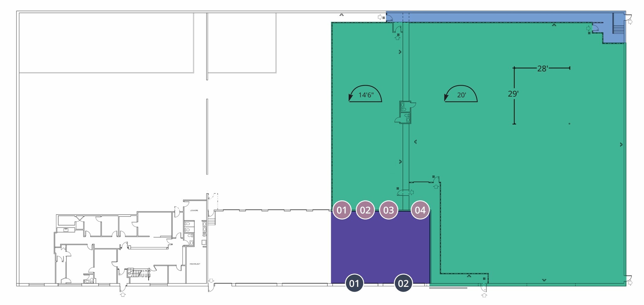 8530 8e Av, Montréal, QC for lease Floor Plan- Image 1 of 1