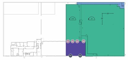 8530 8e Av, Montréal, QC for lease Floor Plan- Image 1 of 1