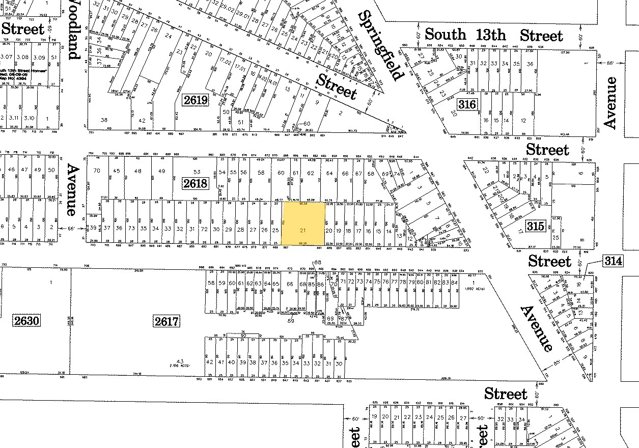 661-669 S 11th St, Newark, NJ for sale Plat Map- Image 1 of 1
