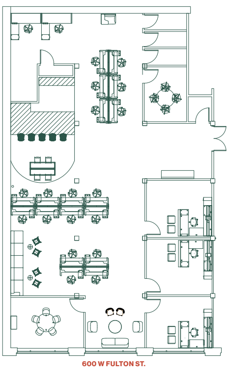 600 W Fulton St, Chicago, IL for lease Floor Plan- Image 1 of 1