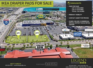 More details for 51 Ikea Way, Draper, UT - Land for Sale